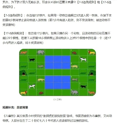 (斗兽棋的玩法怎么玩)揭秘斗兽棋的玩法和规则:小心掉入陷阱 (斗兽棋的玩法怎么玩)揭秘斗兽棋的玩法和规则:小心掉入陷阱